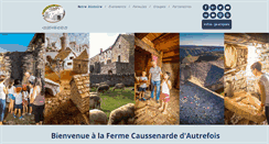 Desktop Screenshot of ferme-caussenarde.com